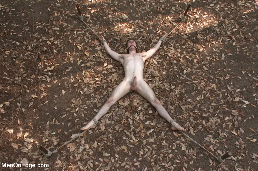 Kink Men 'Bi stud bound and edged in the forrest' starring Dirk Wakefield (Photo 8)