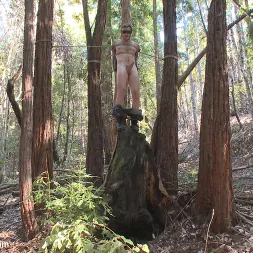 Christian Wilde in 'Kink Men' Bound Christian Wilde begs to cum in the woods (Thumbnail 2)