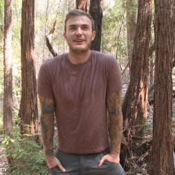 Christian Wilde in 'Kink Men' Bound Christian Wilde begs to cum in the woods (Thumbnail 7)