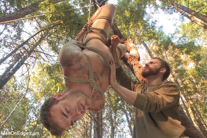 Kink Men 'Bound Christian Wilde begs to cum in the woods' starring Christian Wilde (Photo 14)
