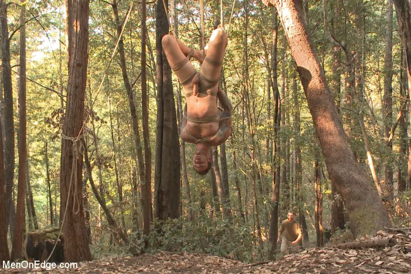 Kink Men 'Bound Christian Wilde begs to cum in the woods' starring Christian Wilde (Photo 16)