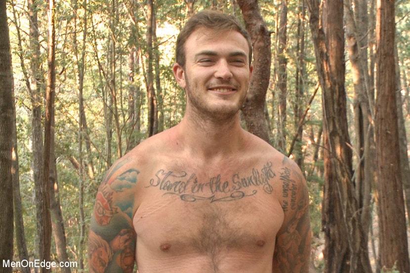 Kink Men 'Bound Christian Wilde begs to cum in the woods' starring Christian Wilde (Photo 17)