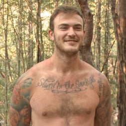 Christian Wilde in 'Kink Men' Bound Christian Wilde begs to cum in the woods (Thumbnail 17)