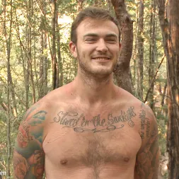 Christian Wilde in 'Kink Men' Bound Christian Wilde begs to cum in the woods (Thumbnail 17)