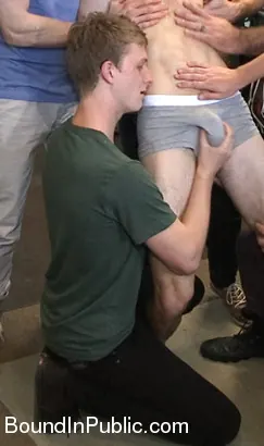 Rob Yaeger in 'Horny crowd jumps on a ripped stud in a skate shop' from 'Kink Men' (Photo 11) Kink Men 'Horny crowd jumps on a ripped stud in a skate shop' starring Rob Yaeger (Photo 11)