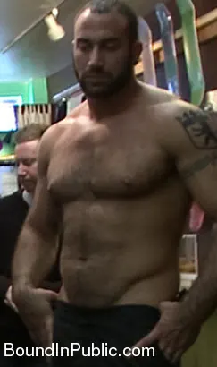 Rob Yaeger in 'Horny crowd jumps on a ripped stud in a skate shop' from 'Kink Men' (Photo 16) Kink Men 'Horny crowd jumps on a ripped stud in a skate shop' starring Rob Yaeger (Photo 16)