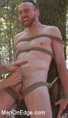 Kink Men 'Officer Bullet - Ass fucked and edged in the middle of the woods' starring Jimmy Bullet (Photo 8)