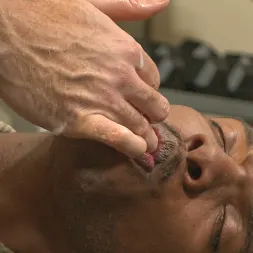 Aaron Reese in 'Kink Men' Big cock stud gets edged in the gym (Thumbnail 10)
