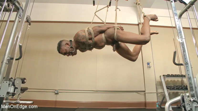 Kink Men 'Big cock stud gets edged in the gym' starring Aaron Reese (Photo 12)