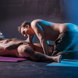 Ace Quinn in 'Kink Men' The trainer scene 2 part 2 (Thumbnail 15)