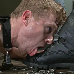 Adam Herst in 'Kink Men' Mr Herst torments and fucks slave 860 locked in chastity (Thumbnail 3)