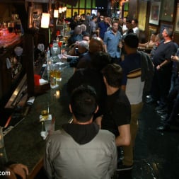 Adam Herst in 'Kink Men' Naked ripped stud gets humiliated and used in a crowded public bar. (Thumbnail 1)