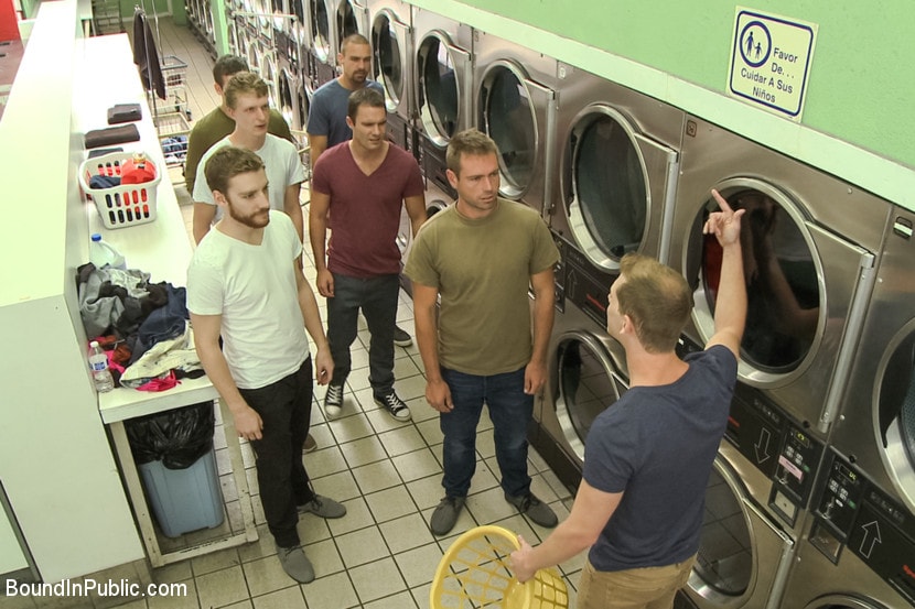 Kink Men 'Rude punk gets gangbanged and shoved in the dryer at the laundromat' starring Adam Herst (Photo 2)
