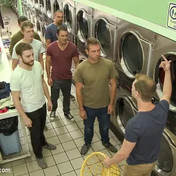 Adam Herst in 'Kink Men' Rude punk gets gangbanged and shoved in the dryer at the laundromat (Thumbnail 2)