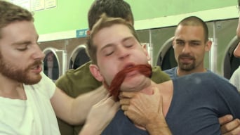 Adam Herst in 'Rude punk gets gangbanged and shoved in the dryer at the laundromat'
