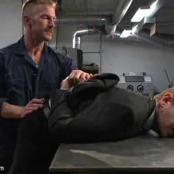 Alex Adams in 'Kink Men' Cocky businessman bound and fucked in the metal shop (Thumbnail 2)