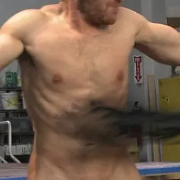 Alex Adams in 'Kink Men' Cocky businessman bound and fucked in the metal shop (Thumbnail 9)