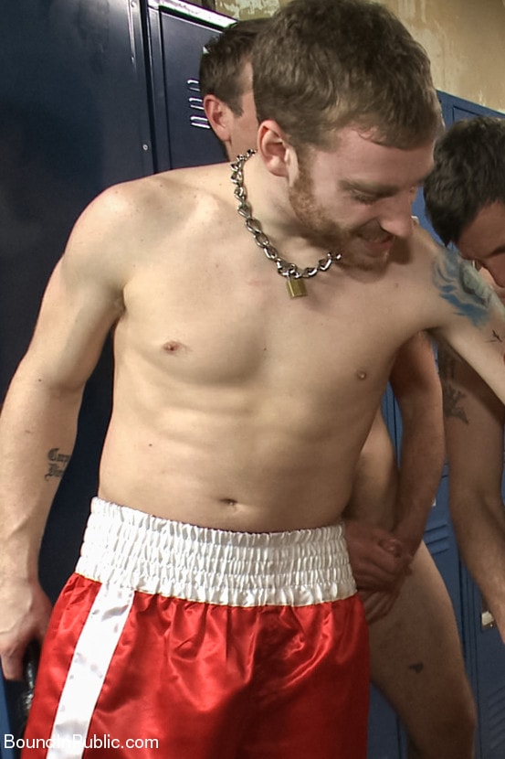 Kink Men 'Loudmouth Gym Freak Fucked and Pissed on in Boxing Gym Locker Room' starring Alex Adams (Photo 8)