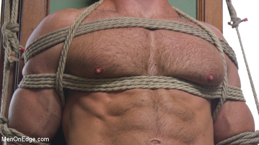 Kink Men 'Furry Muscular Stud is Bound and Edged on a Pool Table!' starring Alex Mecum (Photo 2)
