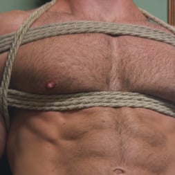 Alex Mecum in 'Kink Men' Furry Muscular Stud is Bound and Edged on a Pool Table! (Thumbnail 2)
