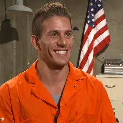 Alexander Gustavo in 'Kink Men' edged in prison by two perverts (Thumbnail 11)