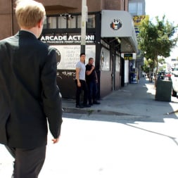 Alexsander Freitas in 'Kink Men' Two thugs drag a businessman into a porn shop and strip him of his manhood. (Thumbnail 1)