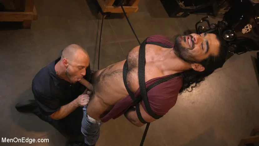 Kink Men 'Hot biker gets edged in the motorcycle garage' starring Ali Liam (Photo 6)