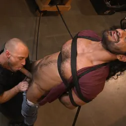 Ali Liam in 'Kink Men' Hot biker gets edged in the motorcycle garage (Thumbnail 6)