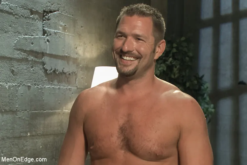 Kink Men 'Officer Justice taken down and his giant cock edged by two perverts' starring Andrew Justice (Photo 11)