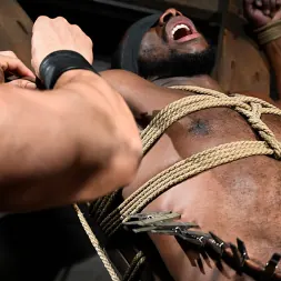 Arad Winwin in 'Kink Men' Fresh Muscle: Leather Clad Arad Winwin Punishes Newcomer Parker Payne (Thumbnail 4)