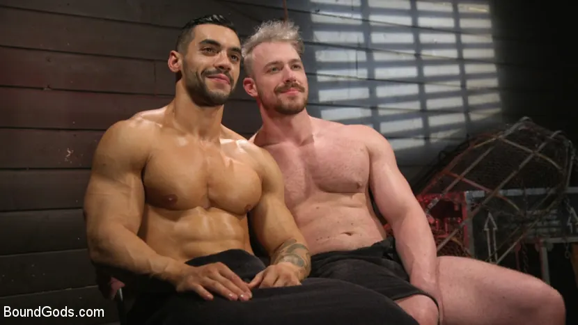 Kink Men 'Heavy Handed: Arad Winwin Flogs, Fucks and Fists Blake Hunter' starring Arad Winwin (Photo 17)