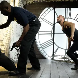 August Alexander in 'Kink Men' Nightstick: Thick Uncut Rookie Cop Gets Fucked With His Own Stick (Thumbnail 2)