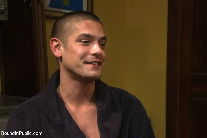 Kink Men 'Hung stud has his balls stretched, ass gang fucked, and prostate milked' starring Austin Chandler (Photo 2)