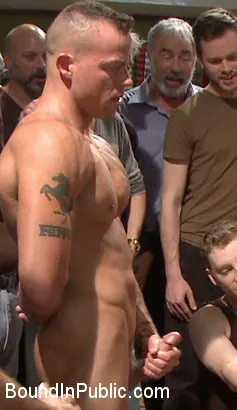 Kink Men 'Hung stud has his balls stretched, ass gang fucked, and prostate milked' starring Austin Chandler (Photo 14)