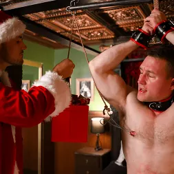 Baxxx in 'Kink Men' A Gift For My Stepfather: Master Santa Christian Wilde and his Elves make Baxxx's Dreams Cum True (Thumbnail 5)
