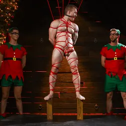 Baxxx in 'Kink Men' A Gift For My Stepfather: Master Santa Christian Wilde and his Elves make Baxxx's Dreams Cum True (Thumbnail 13)