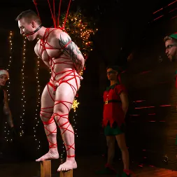 Baxxx in 'Kink Men' A Gift For My Stepfather: Master Santa Christian Wilde and his Elves make Baxxx's Dreams Cum True (Thumbnail 18)