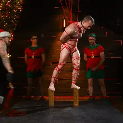 Baxxx in 'Kink Men' A Gift For My Stepfather: Master Santa Christian Wilde and his Elves make Baxxx's Dreams Cum True (Thumbnail 19)