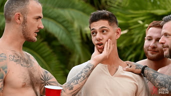 Benvi in 'The Party Favor: Benvi Offers Up His Holes For Unruly Gangbangers'