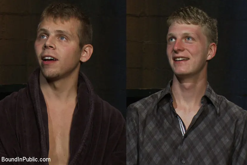 Kink Men 'Dirty cruisers take down two innocent studs in a public toilet.' starring Branden Forrest (Photo 12)