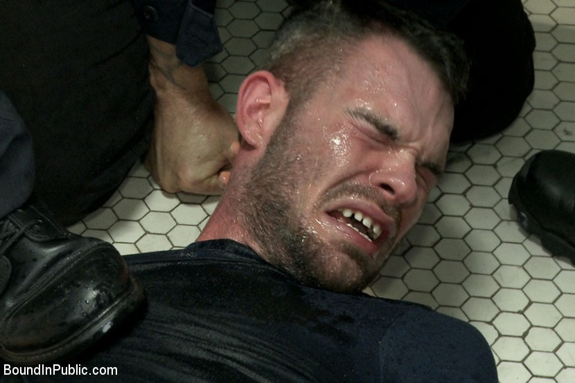 Kink Men 'Hairy perv gets taken downtown and gang fucked by the whole jail house' starring Brandon Atkins (Photo 2)