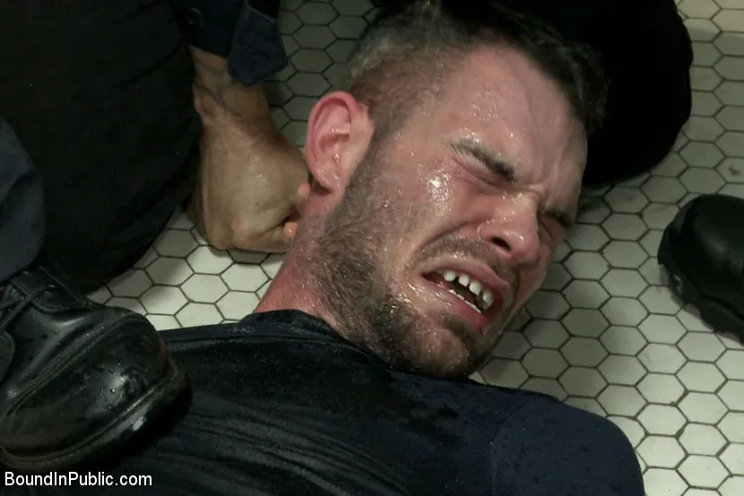 Kink Men 'Hairy perv gets taken downtown and gang fucked by the whole jail house' starring Brandon Atkins (Photo 2)