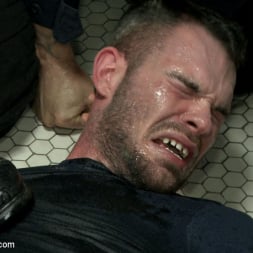 Brandon Atkins in 'Kink Men' Hairy perv gets taken downtown and gang fucked by the whole jail house (Thumbnail 2)