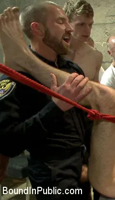 Kink Men 'Hairy perv gets taken downtown and gang fucked by the whole jail house' starring Brandon Atkins (Photo 9)