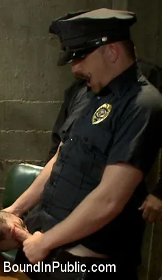 Kink Men 'Hairy perv gets taken downtown and gang fucked by the whole jail house' starring Brandon Atkins (Photo 11)