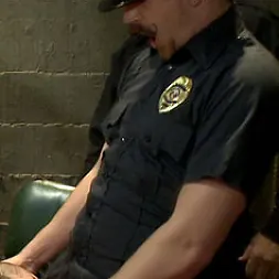 Brandon Atkins in 'Kink Men' Hairy perv gets taken downtown and gang fucked by the whole jail house (Thumbnail 11)