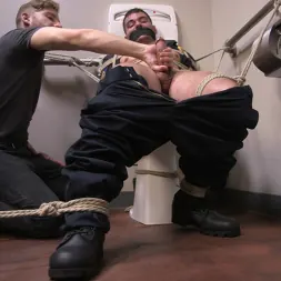 Brogan Reed in 'Kink Men' Security Guard Edged Beyond his Limit in the Bathroom (Thumbnail 11)