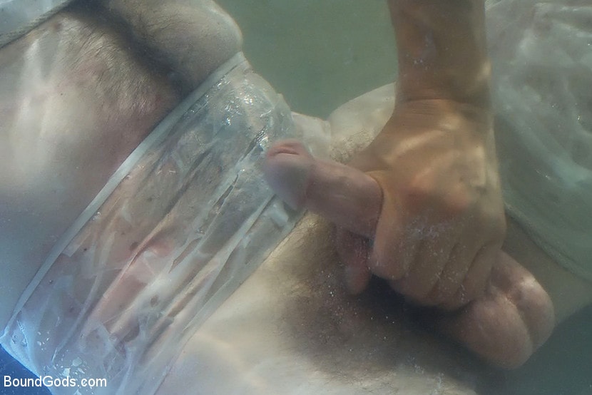 Kink Men 'Bound in the sleepsack, submerged under water and made to cum.' starring CJ Madison (Photo 9)
