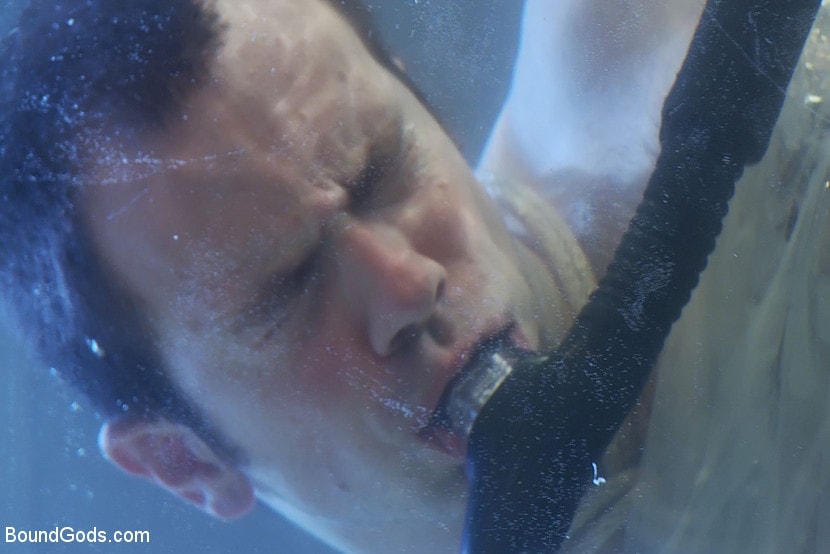 Kink Men 'Bound in the sleepsack, submerged under water and made to cum.' starring CJ Madison (Photo 10)