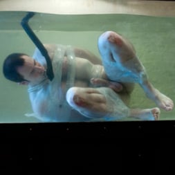 CJ Madison in 'Kink Men' Bound in the sleepsack, submerged under water and made to cum. (Thumbnail 12)